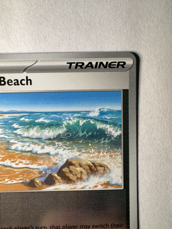 Surfing Beach 129/132 - Pokemon TCG ME01 Mega Evolution - Reverse Holo Stadium - Image 3