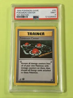 1999 Pokemon - 1st Edition Shadowless Pokemon Center Base Set 85/102 PSA 9 Mint! - Image 1