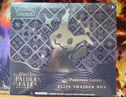 Pokemon TCG S&V Paldean Fates Pokemon Center Elite Trainer Box ETB New & Sealed - Image 1