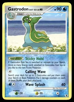 2009 Pokemon Platinum - Rising Rivals Gastrodon East Sea #21 Light Play - Image 1