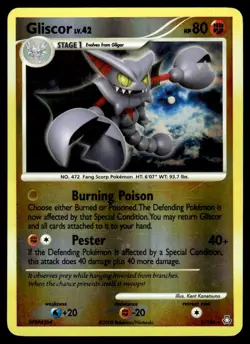 2008 Pokemon Diamond & Pearl - Legends Awakened Gliscor #5 Light Play Holo - Image 1