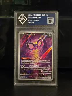 Pokemon TCG Pecharunt Promo 129 Full Art Scarlet & Violet Shrouded Fable - Image 1