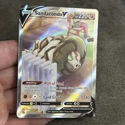 Sandaconda V 252/264 Pokemon TCG Sword & Shield Fusion Strike Alt Art NM - Image 2