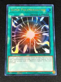 YUGIOH SUPER POLYMERIZATION DUDE-EN040 1ST ULTRA (NM) - Image 1