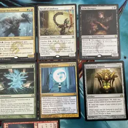 MTG MIX. 12. CARDS YELLOW RARE LOT MINT NEVER PLAYED 00002 Lot - Image 5