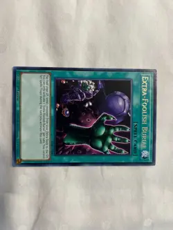EXTRA FOOLISH BURIAL x3 RARE PLAYSET EXTRA DECK MONSTER HACK SPELL CARD YUGIOH! - Image 2