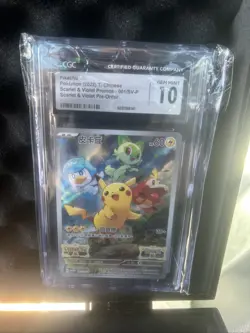Pokemon Pikachu TCG Scarlet & Violet Pre-Order Promo Chinese Pokemon Card NM #1 - Image 1
