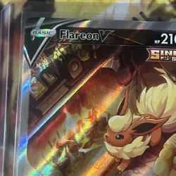 Flareon V SWSH179 - Alternate Art Black Star Promo - Pokemon Card - NM - Image 2
