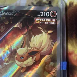 Flareon V SWSH179 - Alternate Art Black Star Promo - Pokemon Card - NM - Image 3
