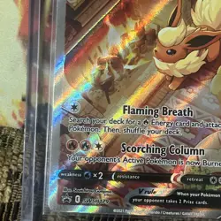 Flareon V SWSH179 - Alternate Art Black Star Promo - Pokemon Card - NM - Image 5