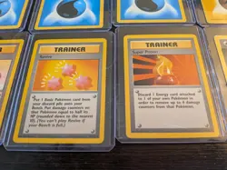 Pokemon 1999 Base Set Energy Card and Trainer Card Lot ~ VTG LP, 15 Cards - Image 3