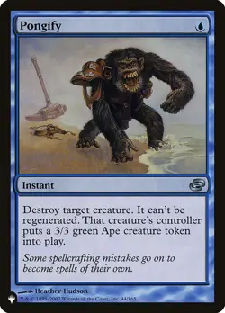 MTG Magic the Gathering Pongify (12/137) From Cute to Brute LP - Image 1