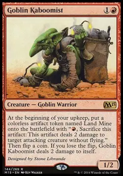 MTG Magic the Gathering Goblin Kaboomist (144/298) Magic 2015 NM - Image 1