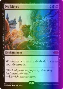 MTG Magic the Gathering No Mercy (95/520) Dominaria Remastered NM FOIL - Image 1