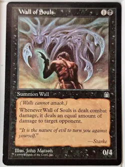 Wall of Souls - Stronghold - Magic the Gathering MTG Nice! - Image 1