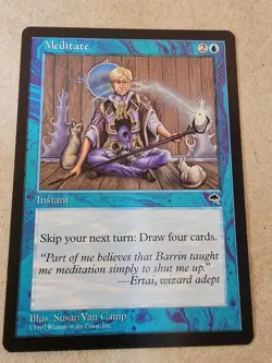 Meditate - Tempest Regular - Mtg - Image 1