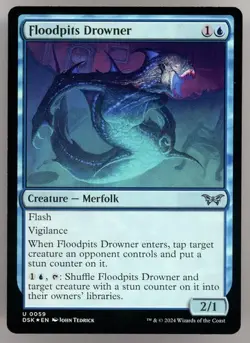 Floodpits Drowner Foil - DSK 0059 - NM - MTG Magic - Image 1