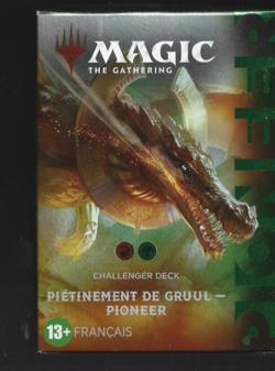 MTG MAGIC 1 CHALLENGER DECK PIONEER 2022 PIETINEMENT DE GRUUL ROUGE VERT - Image 1