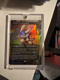 Baylen, the Haymaker (Borderless) (Raised Foil) Bloomburrow Foil - Image 1