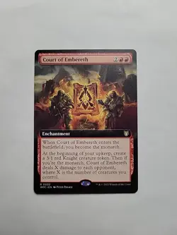 MTG - Court of Embereth (Extended Art) WOC _ Regular Rare #0032 - Image 1