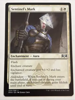 MTG Ravnica Allegiance Sentinel's Mark 020/259 NM - Image 1
