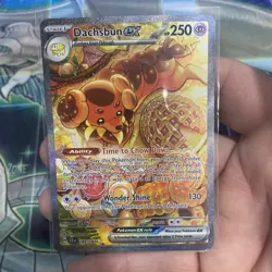 2024 Pokemon Scarlet & Violet Stellar Crown Dachsbun ex #169/142 - Image 1