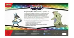 2x Pokemon TCG Prismatic Evolutions Lucario EX + Tyranitar EX Premium Collection - Image 3