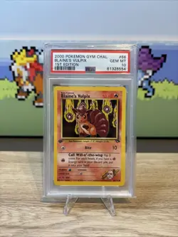 Pokemon TCG Blaine's Vulpix Gym Challenge 1st Edition 66/132 PSA 10 - Image 1