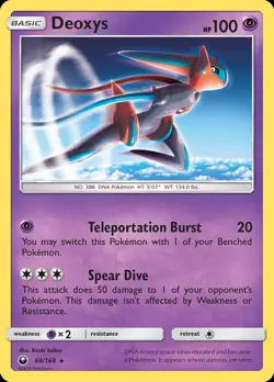 Pokemon Deoxys (69/197) Celestial Storm LP - Image 1