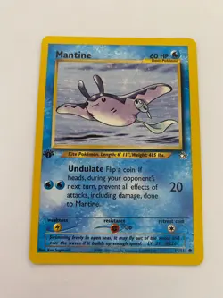 Mantine 64/111 Pokemon Neo Genesis 1st Edition Non Holo NM/MINT 2000 box-S4 - Image 1