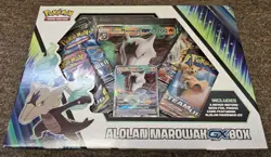 Pokemon TCG Sun & Moon Alolan Marowak GX Box FACTORY SEALED!! A - Image 1