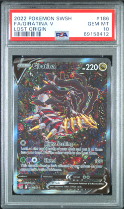 2022 Pokemon Lost Origins Giratina V Full Alt Alternate Art #186 PSA 10 Gem Mint - Image 1