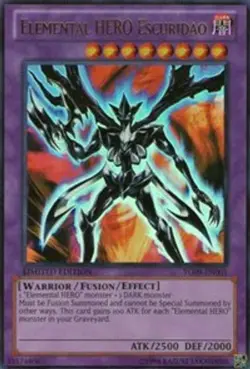 Elemental Hero Escuridao - YG09-EN001 - Ultra Rare Limited Edition Yugioh - Image 1