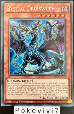 Carte YU-GI-OH! BYSTIAL DRUISWURM MP23-EN159 Secret Rare NEUF - Image 1