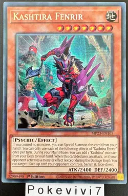 Carte YU-GI-OH! KASHTIRA FENRIR MP23-EN163 Secret Rare NEUF - Image 1