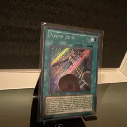 Power Bond LCGX-EN184 1st Edition Secret Rare LP Legendary Collection 2 - Image 2