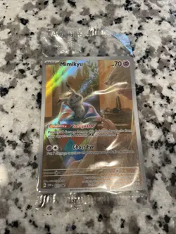 Mimikyu SVP075 Scarlet & Violet Black Star Promo Sealed Pokemon TCG Card - Image 1