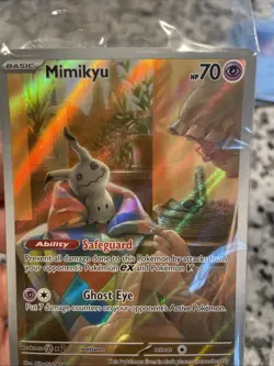 Mimikyu SVP075 Scarlet & Violet Black Star Promo Sealed Pokemon TCG Card - Image 3