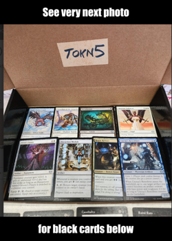 x1 MTG cards bulk lot (box shown) **100 Cards** [Box ID: TOKN5] - Image 1