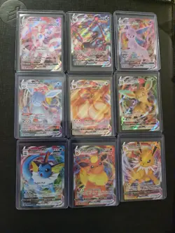 Eeveelution Vmax 9 Card Complete Set Pokemon Evolving Skies NM Umbreon Eevee - Image 1