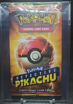 Pokemon Detective Pikachu Movie 2-Card Booster Pack (with SM190 Promo Holo Rare) - Image 1