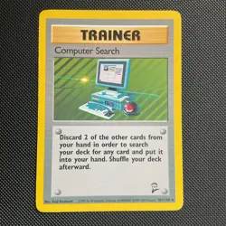 Pokemon Computer Search #101 Base Set 2 Card - Image 1