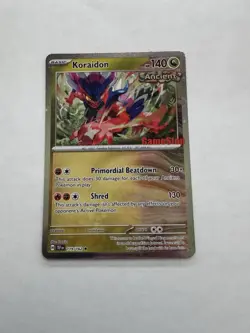 Pokemon TCG - Koraidon 119/162 Gamestop Exclusive Promo Card - Temporal Forces - Image 1