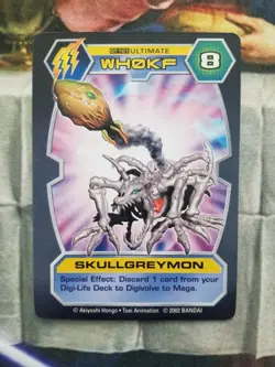 Skullgreymon **20% Off $50+** Digimon D-Tector Card Game - DT-101 - Image 1