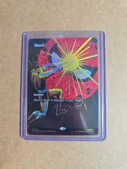 MTG, Shock FOIL (Borderless) 27 NM Marvel Eternal-Legal Foil - Image 1