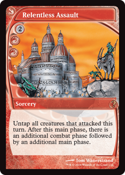 Relentless Assault (Future Sight) #132 | Near Mint | Mystery Booster 2 Magic MTG - Image 1