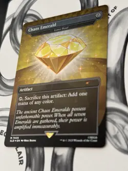 Chaos Emerald (7035) Yellow Foil - Lotus Petal - MTG Sonic Secret Lair - Image 5