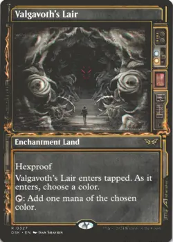 MTG Valgavoth's Lair (Showcase) Normal NM Duskmourn: House of Horror Magic 327 - Image 1