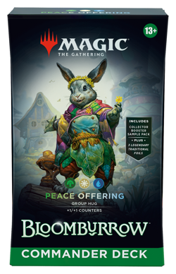 Magic the Gathering Bloomburrow Peace Offering Commander Deck - Image 1