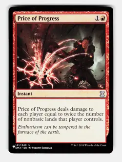 MTG: Price of Progress (EMA) | The List Reprints 141 NM - Image 1